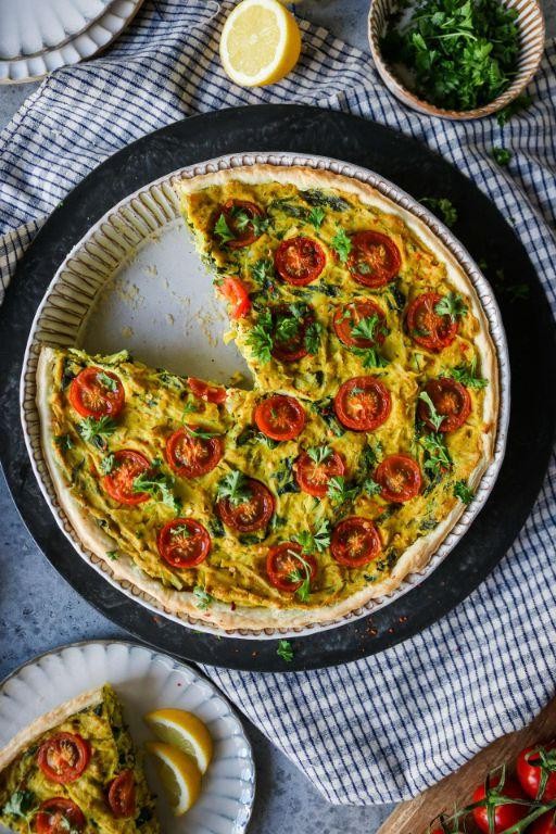Savory Vegan Quiche with Tofu