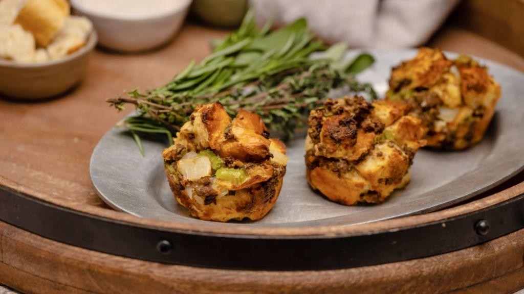 Savory Venison Sausage Muffins