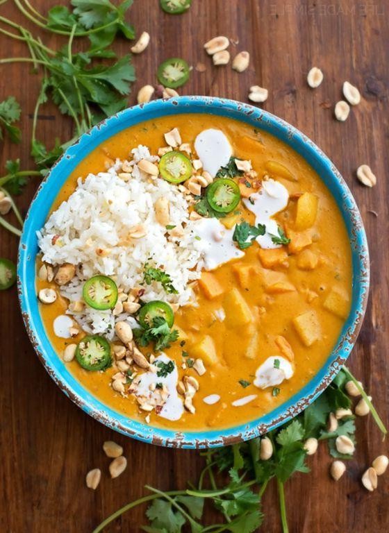 Savory White Yam and Coconut Curry