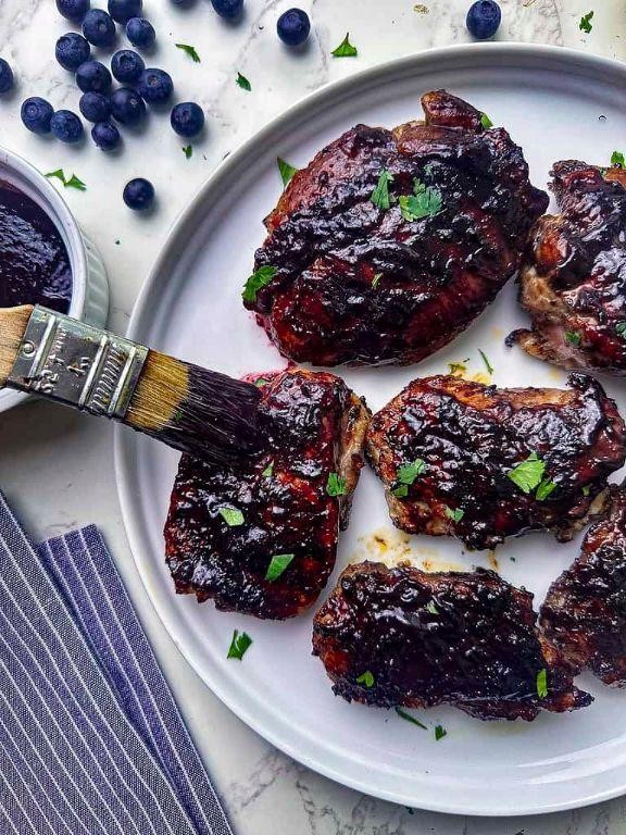 Savory Wild Blueberry Barbecue Sauce