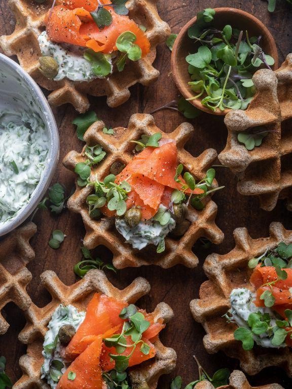 Savoury Buckwheat Waffles