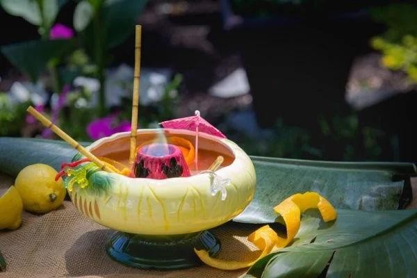 Scorpion Bowl with Almond Syrup