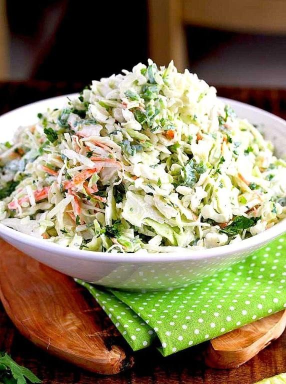 Serrano Pepper Lime Coleslaw