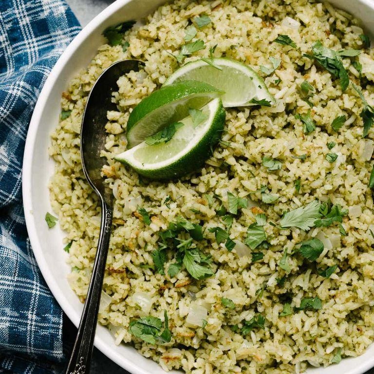 Serrano Pepper and Cilantro Rice