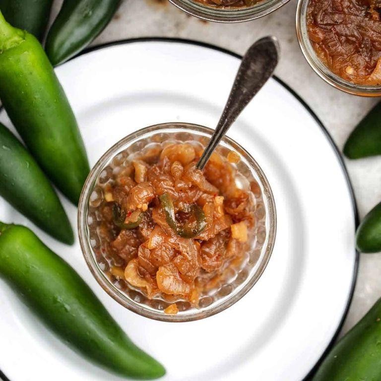 Serrano Pepper and Onion Jam