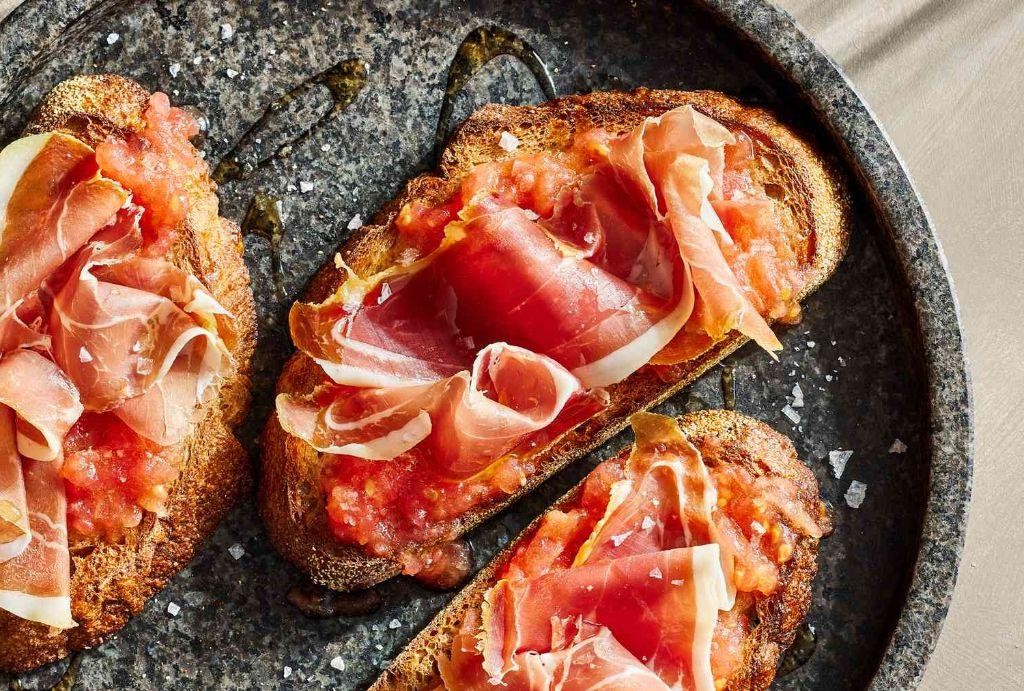 Serrano Tomato Bruschetta