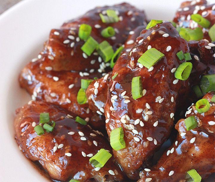 Serrano and Honey Glazed Chicken Wings