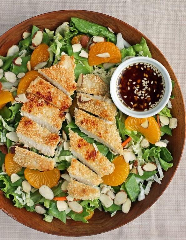 Sesame Asian Chicken Slaw