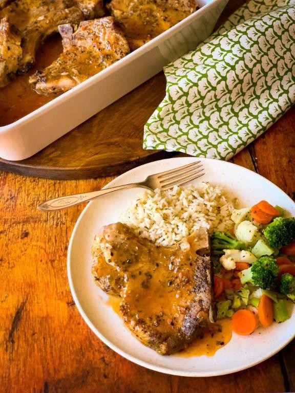 Sesame Ginger Baking Pork Chops