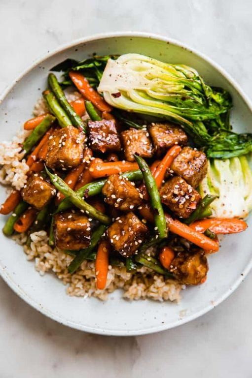 Sesame Ginger Tofu Stir Fry