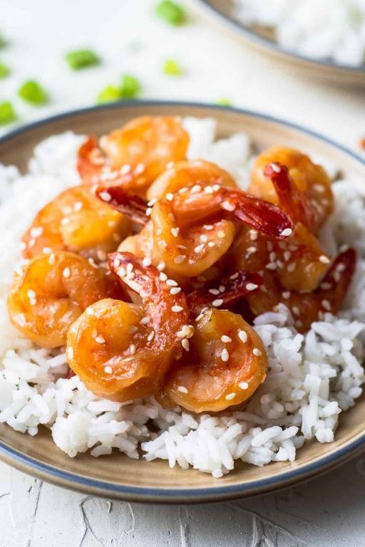 Sesame Shrimp with Soy Honey Sauce
