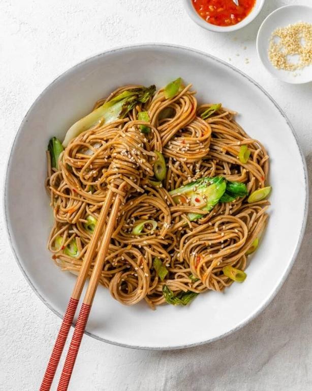 Sesame Soba Noodles with Vegetables