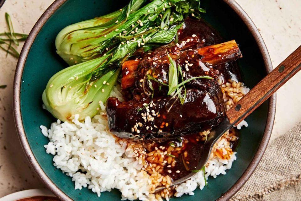 Sesame Soy Short Ribs with Veggies