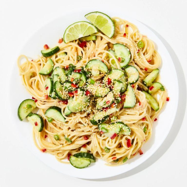 Sesame and White Miso Cold Noodles