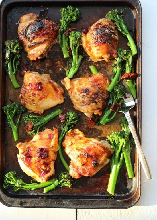 Sheet Pan Chicken and Broccolini