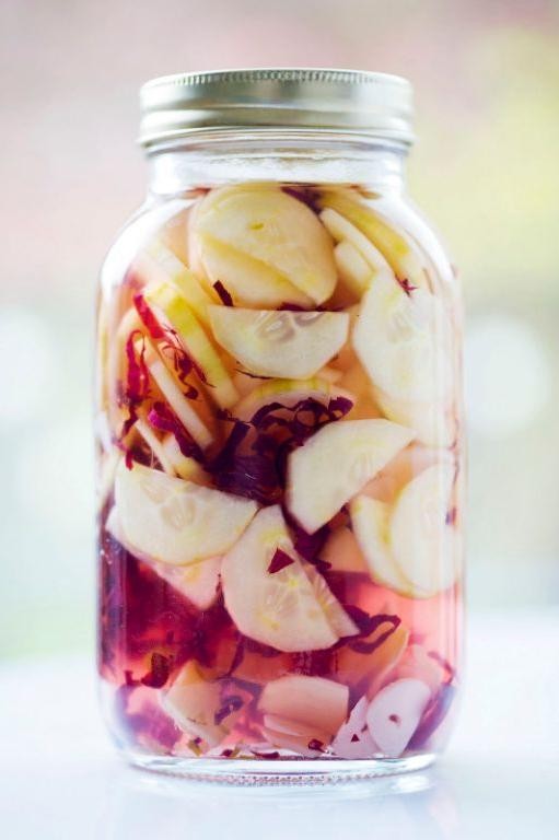 Shiso and Cucumber Pickles