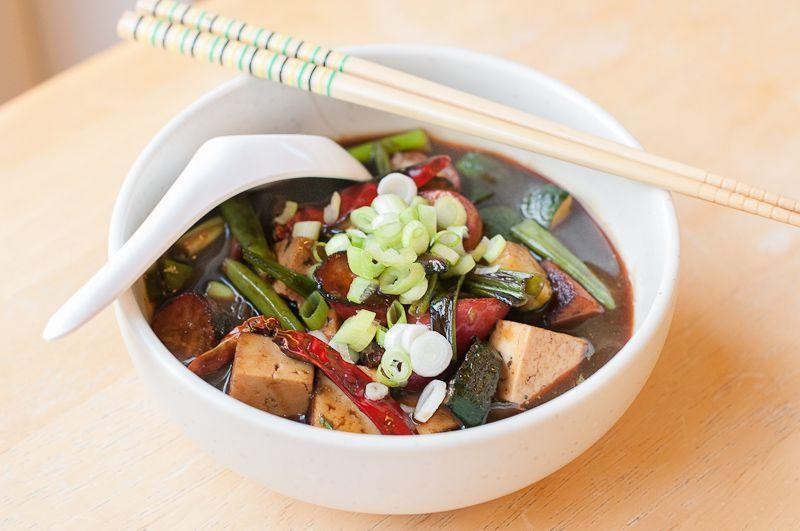 Shiso and Tofu Stir-Fry