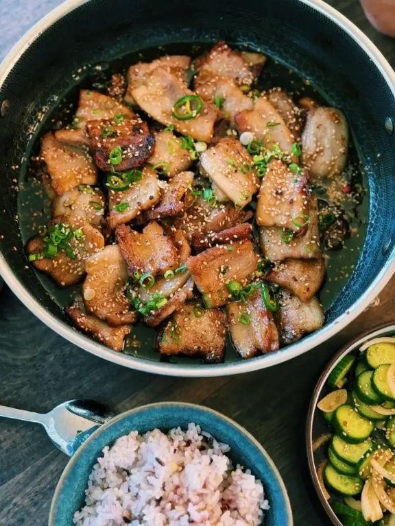 Shiso-Glazed Pork Belly