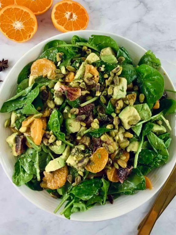 Shiso-Infused Salad with Citrus Dressing