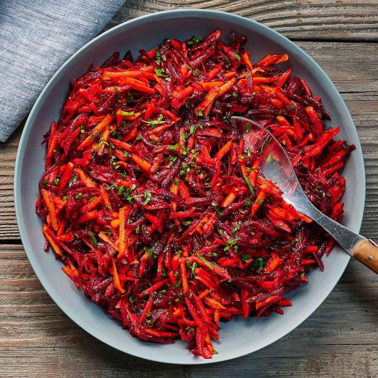 Shredded Carrot and Beet Salad