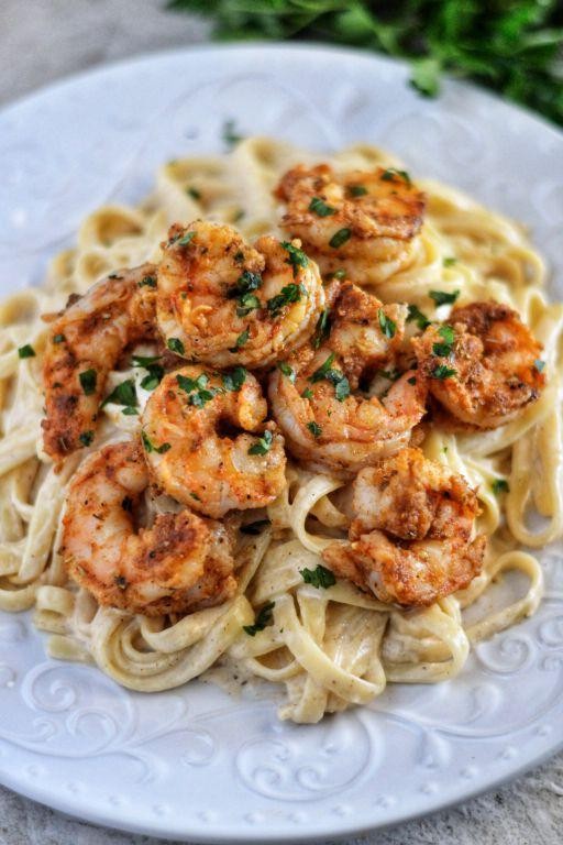 Shrimp Alfredo Fettuccine