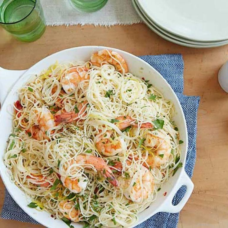 Shrimp Scampi with Angel Hair Pasta