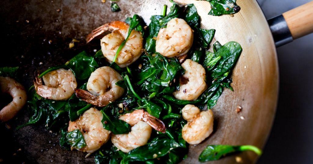Shrimp & Spinach Purr-fections