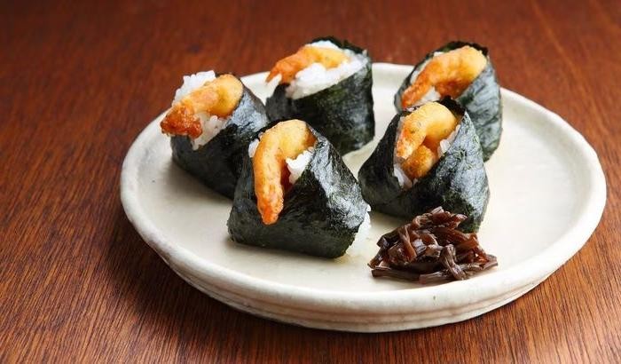 Shrimp Tempura Onigiri
