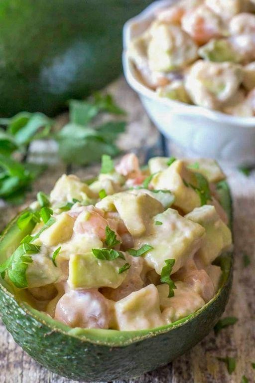 Shrimp and Avocado Stuffed Banana Peppers