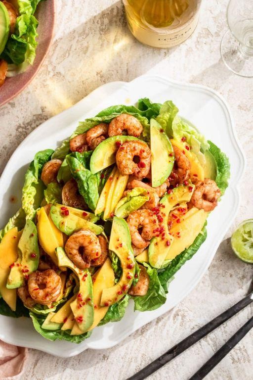 Shrimp and Mango Salad with Chili-Lime Vinaigrette