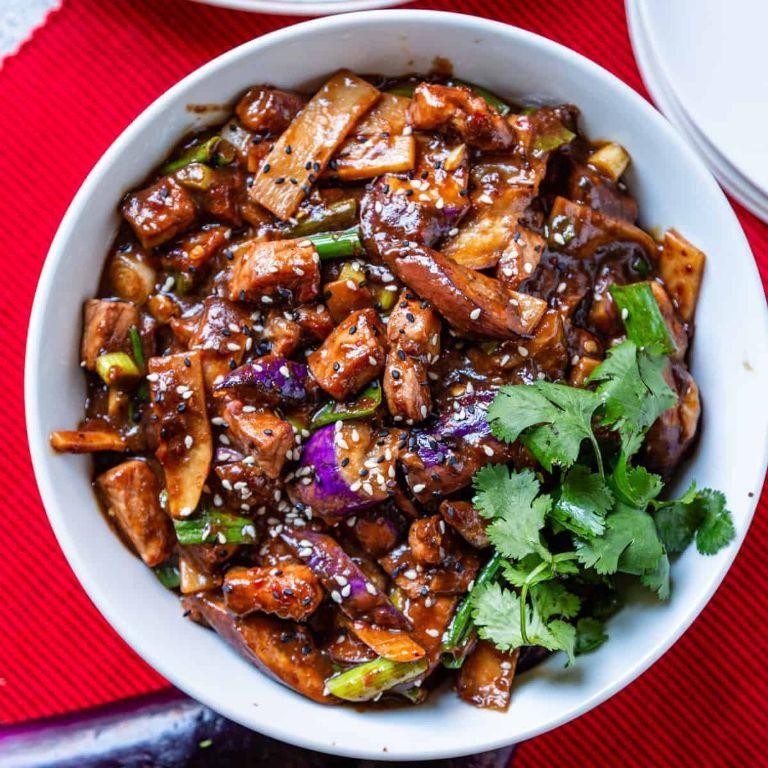 Sichuan Pepper Brinjal Stir Fry