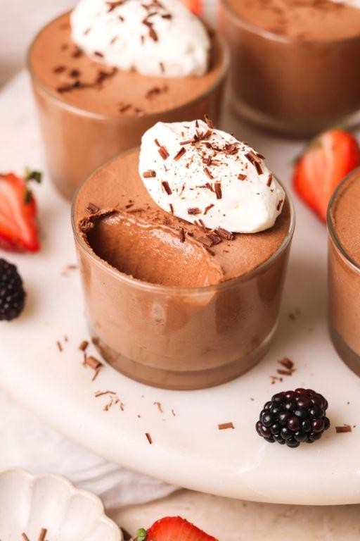 Silky Chocolate Mousse Cups