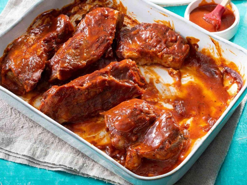 Simple BBQ Ribs with Homemade Sauce