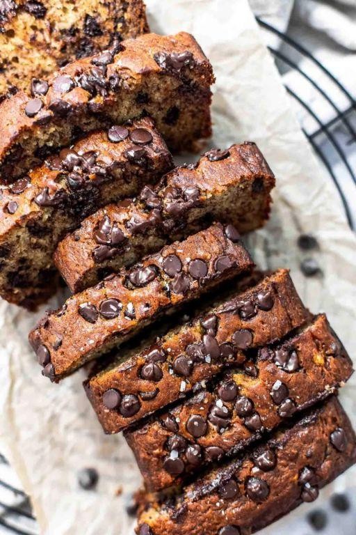 Simple Chocolate Chip Banana Bread