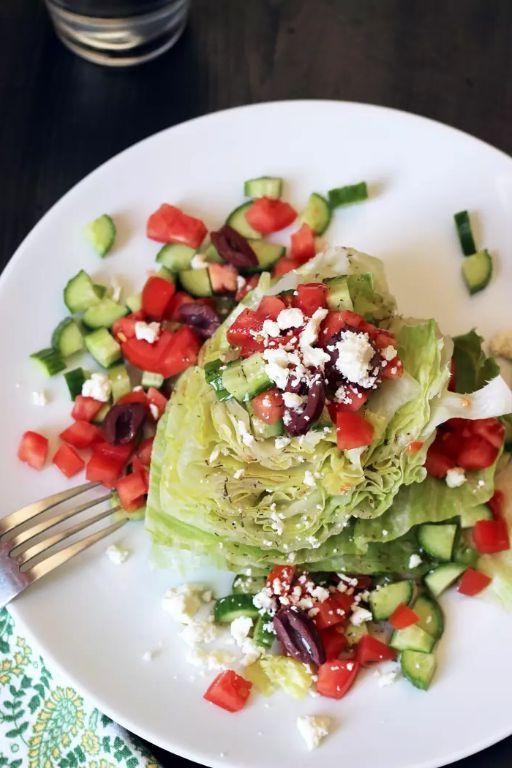 Simple Greek Wedge Salad