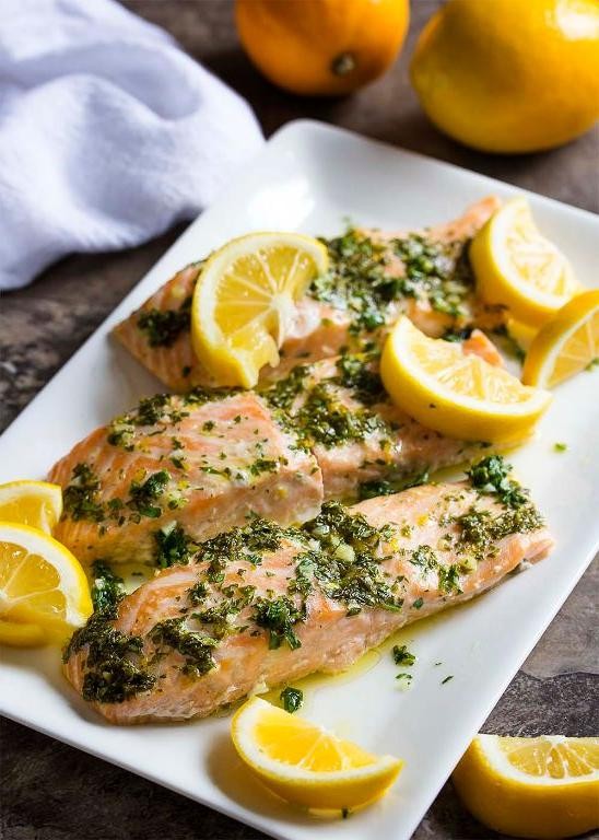 Simple Lemon Herb Baked Salmon