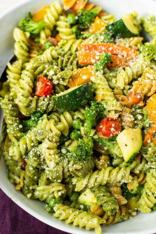 Simple Pesto Pasta Primavera