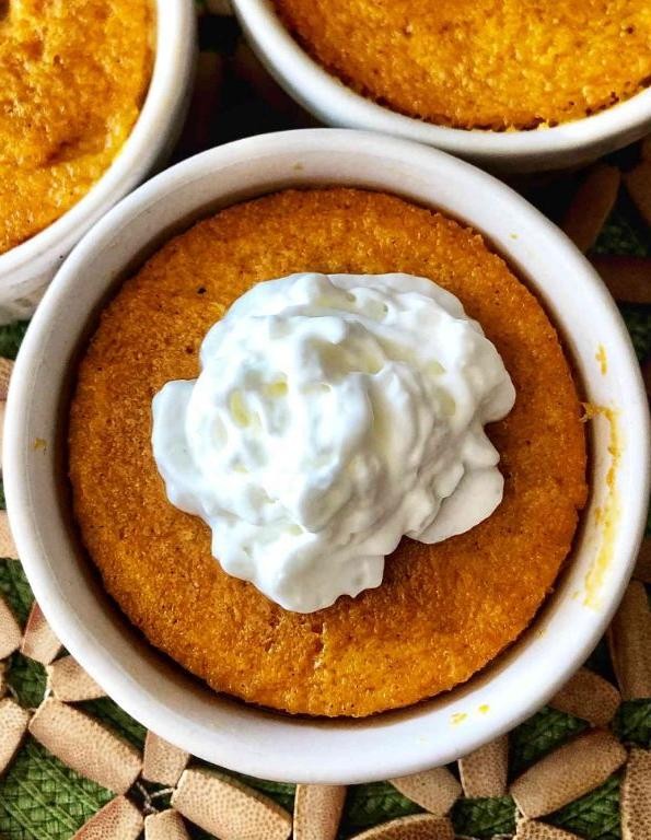 Simple Pumpkin Custard Cups
