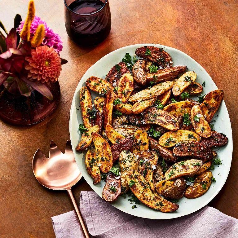 Simple Salt and Vinegar Roast Potatoes