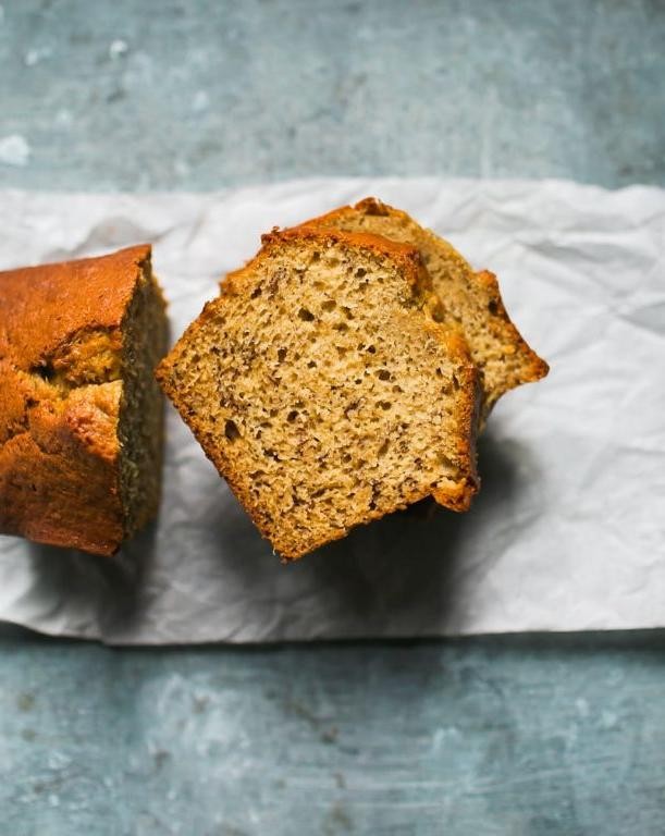 Simplified Sourdough Banana Bread