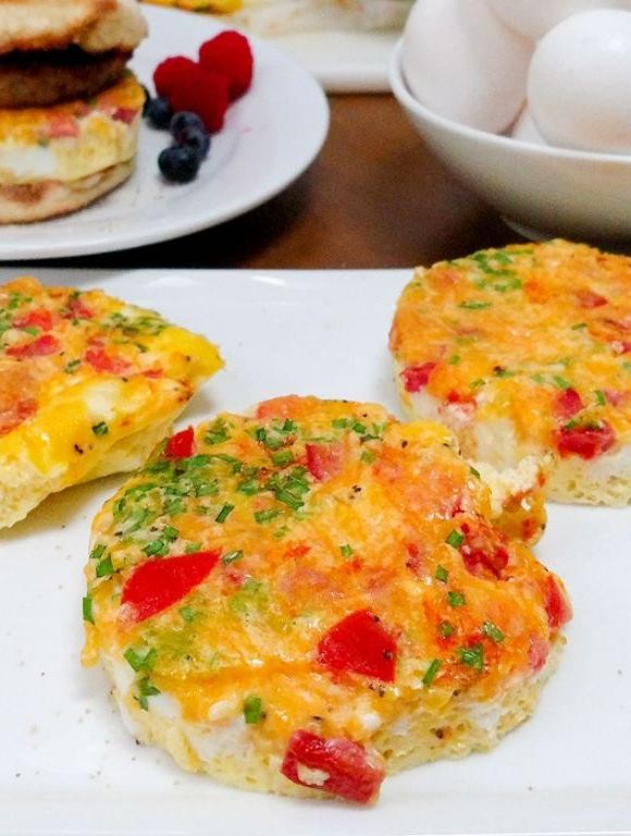 Single-Serve Cheese and Tomato Frittata