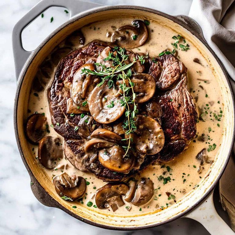 Sirloin Steak and Mushroom Skillet