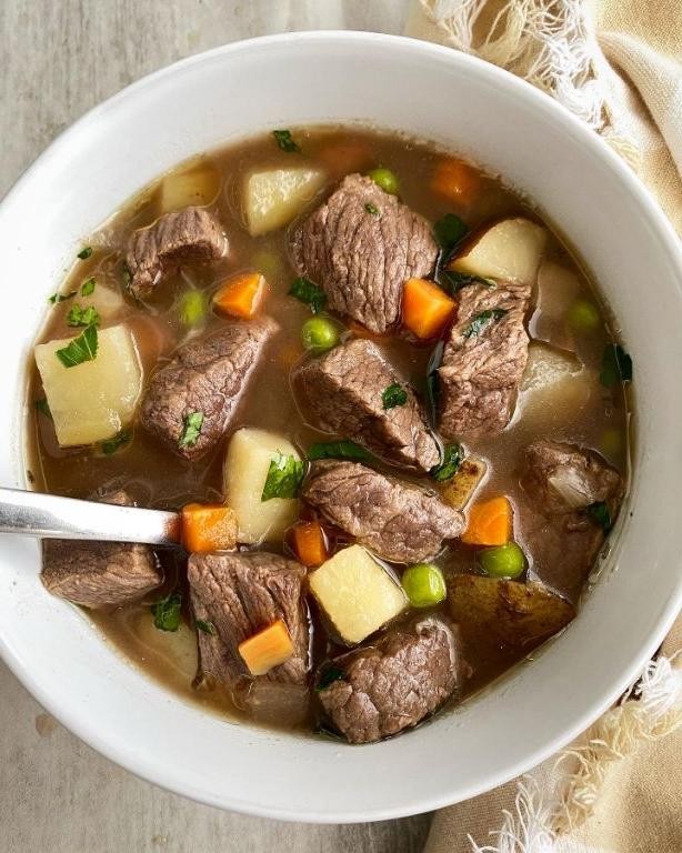 Sirloin Steak and Potato Soup