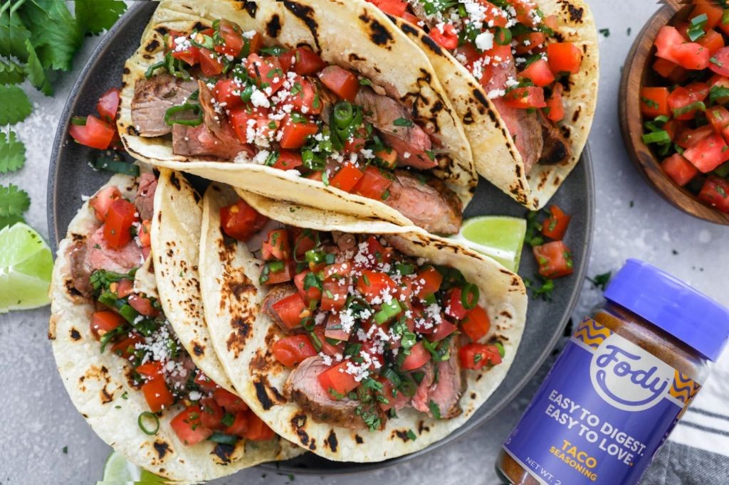 Sizzling Chuck Steak Tacos with Pico de Gallo