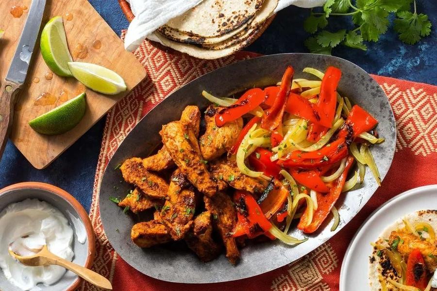Sizzling Fajitas with Bell Peppers