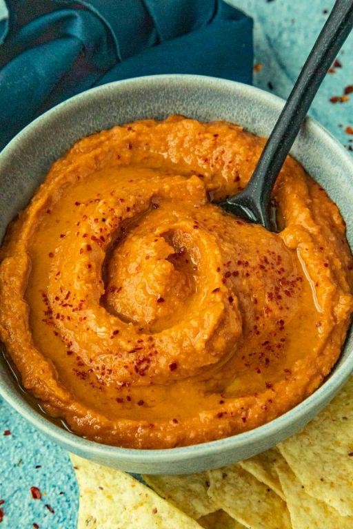 Sizzling Red Hot Pepper & Bean Dip