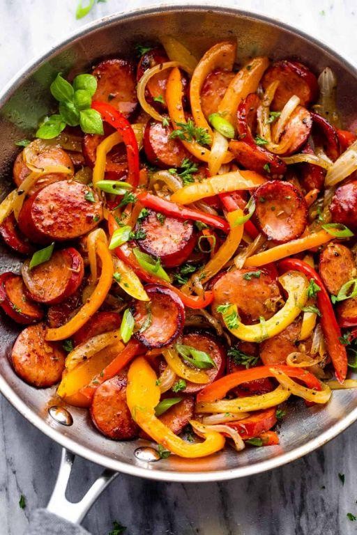 Sizzling Sausage and Pepper Skillet