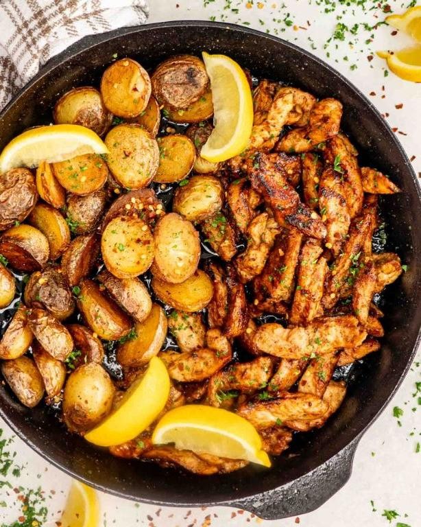 Skillet Chicken and Potatoes