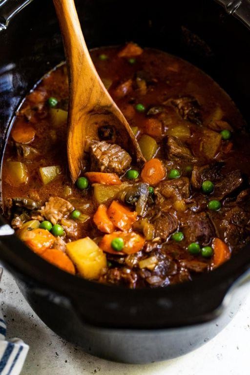 Skinny Slow Cooker Beef Stew