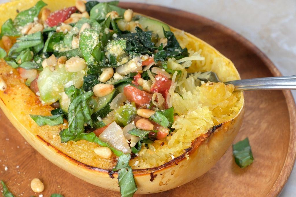 Skinny Spaghetti Squash Primavera